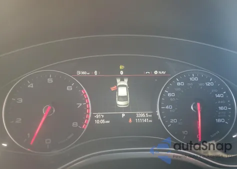 2012 Audi A6 Prestige z USA, uszkodzony, nr VIN WAUHGAFC6CN165433